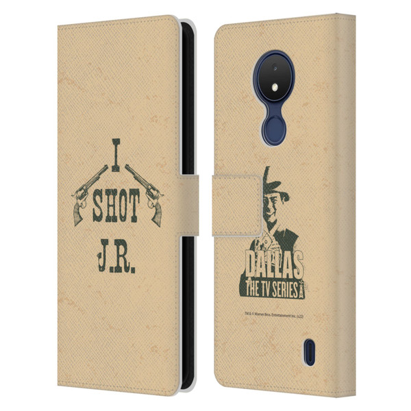 Dallas: Television Series Graphics Typography Leather Book Wallet Case Cover For Nokia C21