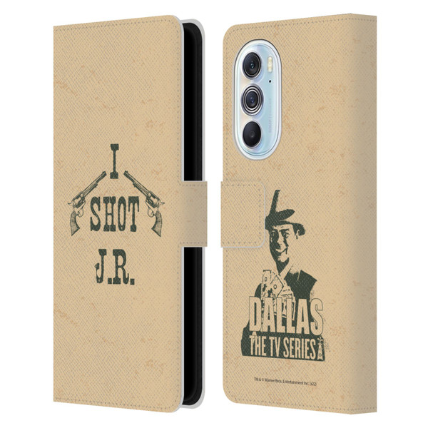Dallas: Television Series Graphics Typography Leather Book Wallet Case Cover For Motorola Edge X30