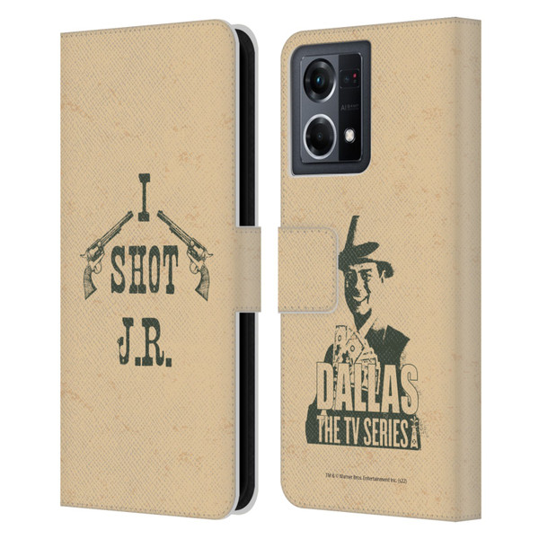 Dallas: Television Series Graphics Typography Leather Book Wallet Case Cover For OPPO Reno8 4G