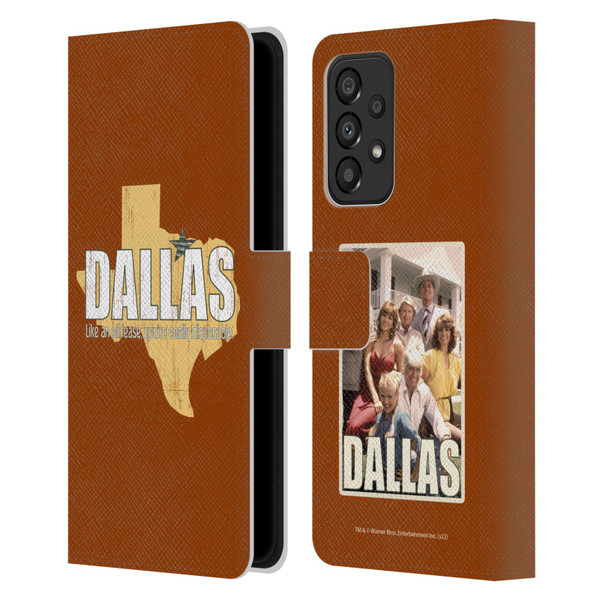 Dallas: Television Series Graphics Quote Leather Book Wallet Case Cover For Samsung Galaxy A33 5G (2022)