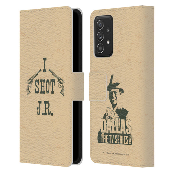 Dallas: Television Series Graphics Typography Leather Book Wallet Case Cover For Samsung Galaxy A53 5G (2022)