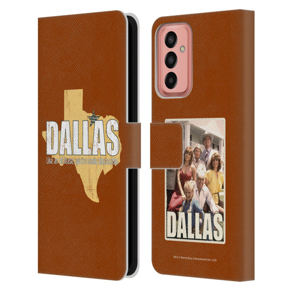 Dallas: Television Series Graphics Quote Leather Book Wallet Case Cover For Samsung Galaxy M13 (2022)