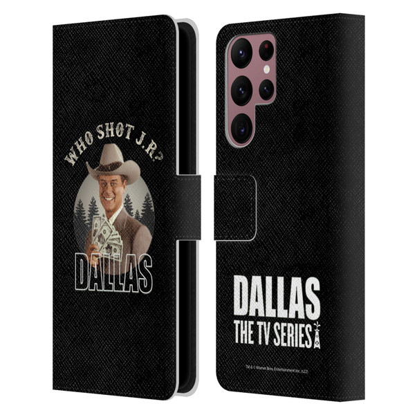 Dallas: Television Series Graphics Character Leather Book Wallet Case Cover For Samsung Galaxy S22 Ultra 5G