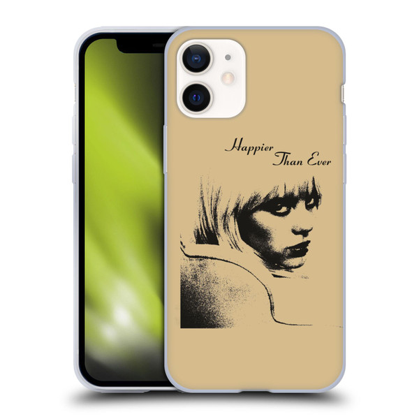 Billie Eilish Happier Than Ever Album Image Soft Gel Case for Apple iPhone 12 Mini