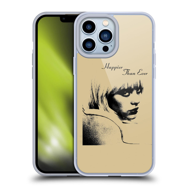 Billie Eilish Happier Than Ever Album Image Soft Gel Case for Apple iPhone 13 Pro Max