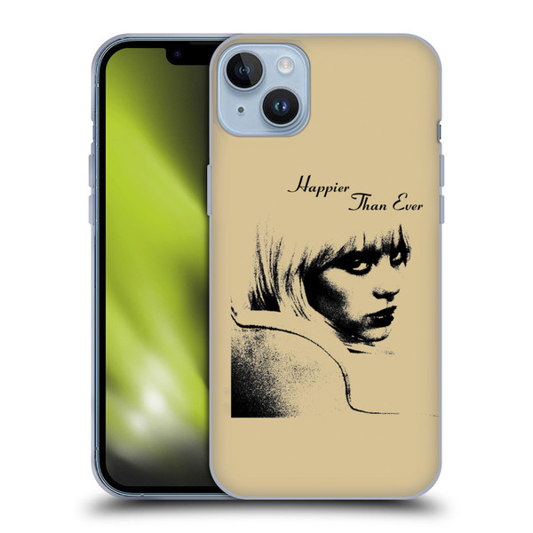 Billie Eilish Happier Than Ever Album Image Soft Gel Case for Apple iPhone 14 Plus