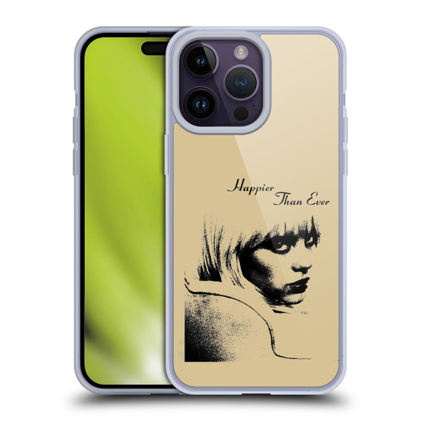Billie Eilish Happier Than Ever Album Image Soft Gel Case for Apple iPhone 14 Pro Max