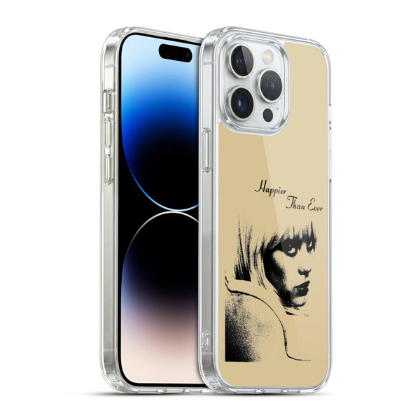 Billie Eilish Happier Than Ever Album Image Soft Gel Case for Apple iPhone 14 Pro Max & MagSafe