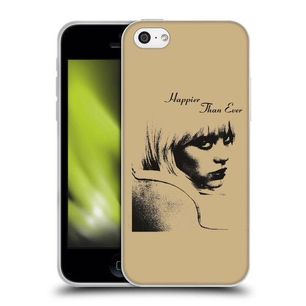 Billie Eilish Happier Than Ever Album Image Soft Gel Case for Apple iPhone 5c