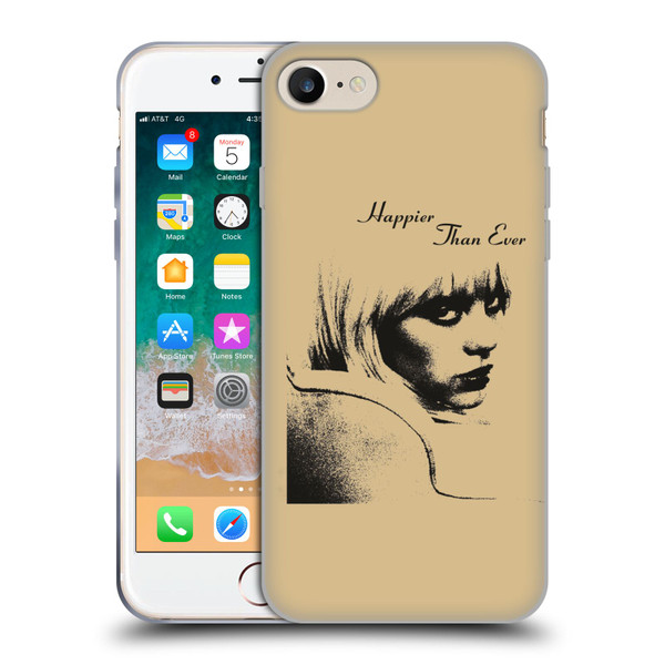 Billie Eilish Happier Than Ever Album Image Soft Gel Case for Apple iPhone 7 / 8 / SE 2020 & 2022