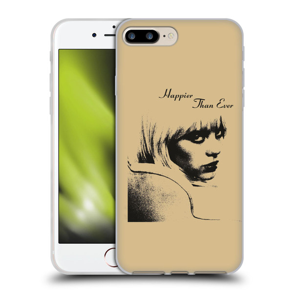 Billie Eilish Happier Than Ever Album Image Soft Gel Case for Apple iPhone 7 Plus / iPhone 8 Plus