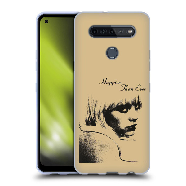 Billie Eilish Happier Than Ever Album Image Soft Gel Case for LG K51S