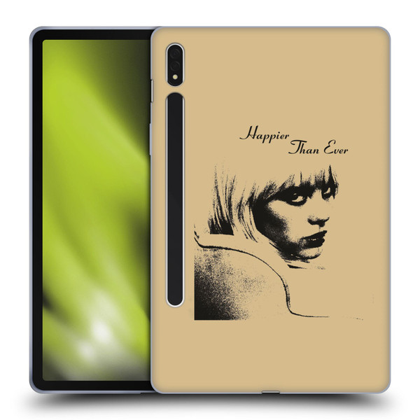 Billie Eilish Happier Than Ever Album Image Soft Gel Case for Samsung Galaxy Tab S8