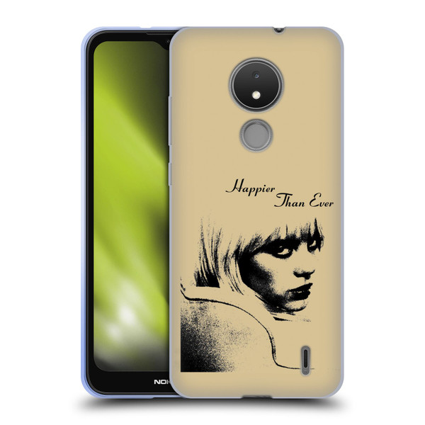 Billie Eilish Happier Than Ever Album Image Soft Gel Case for Nokia C21