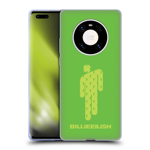 Billie Eilish Key Art Blohsh Green Soft Gel Case for Huawei Mate 40 Pro 5G