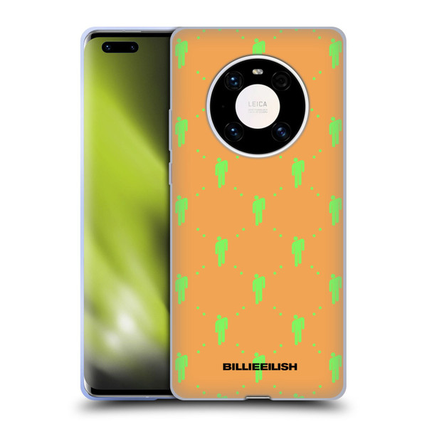 Billie Eilish Key Art Blohsh Pattern Soft Gel Case for Huawei Mate 40 Pro 5G