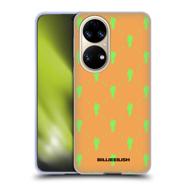 Billie Eilish Key Art Blohsh Pattern Soft Gel Case for Huawei P50