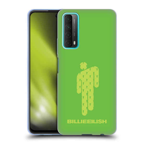 Billie Eilish Key Art Blohsh Green Soft Gel Case for Huawei P Smart (2021)