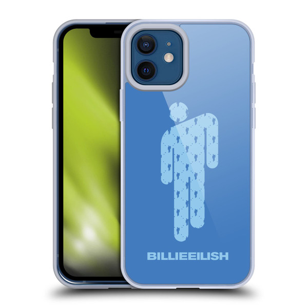 Billie Eilish Key Art Blohsh Blue Soft Gel Case for Apple iPhone 12 / iPhone 12 Pro