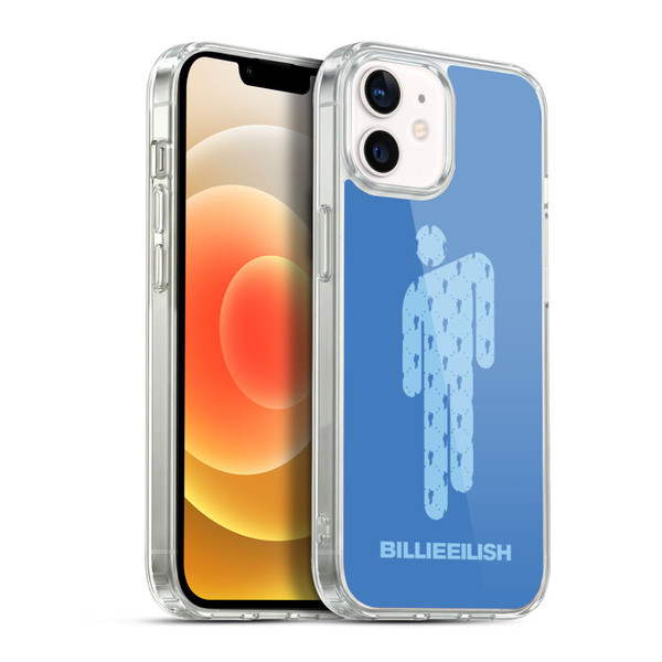 Billie Eilish Key Art Blohsh Blue Soft Gel Case for Apple iPhone 12 / iPhone 12 Pro & MagSafe