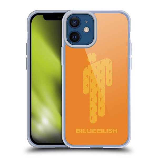 Billie Eilish Key Art Blohsh Orange Soft Gel Case for Apple iPhone 12 Mini & MagSafe