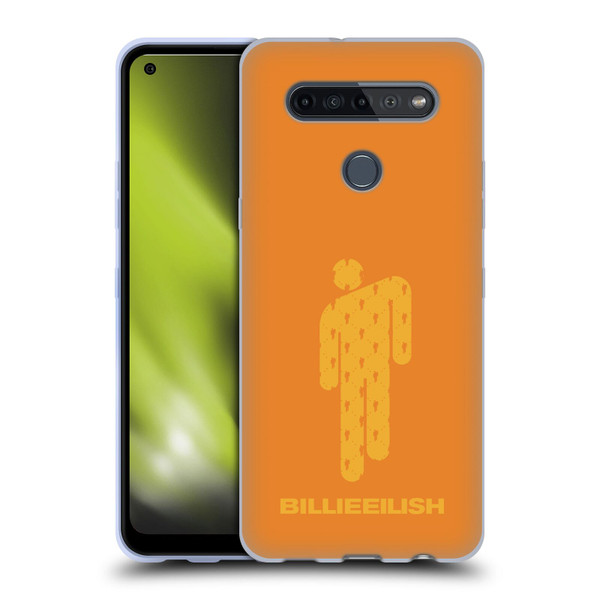 Billie Eilish Key Art Blohsh Orange Soft Gel Case for LG K51S