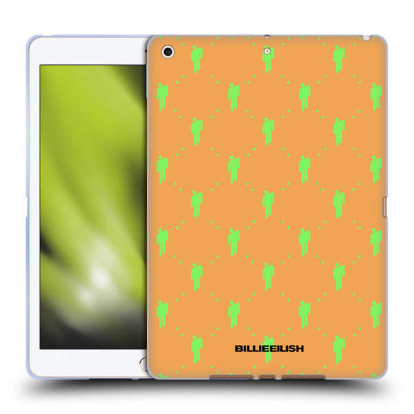 Billie Eilish Key Art Blohsh Pattern Soft Gel Case for Apple iPad 10.2 2019/2020/2021