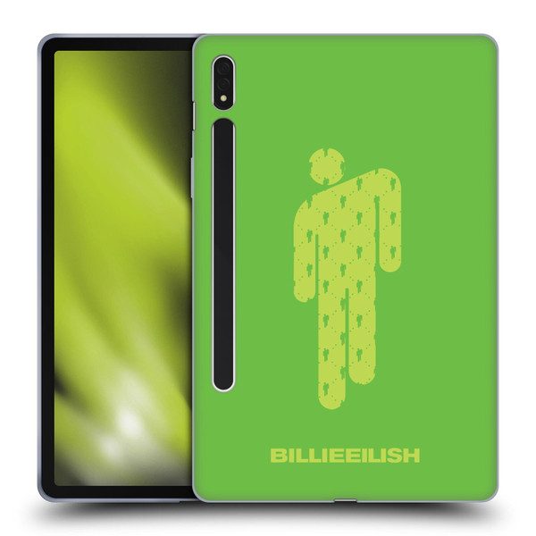 Billie Eilish Key Art Blohsh Green Soft Gel Case for Samsung Galaxy Tab S8
