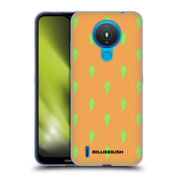 Billie Eilish Key Art Blohsh Pattern Soft Gel Case for Nokia 1.4