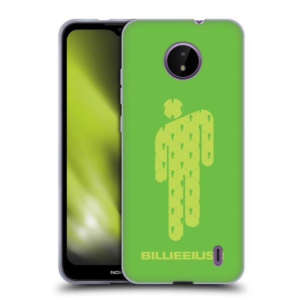 Billie Eilish Key Art Blohsh Green Soft Gel Case for Nokia C10 / C20
