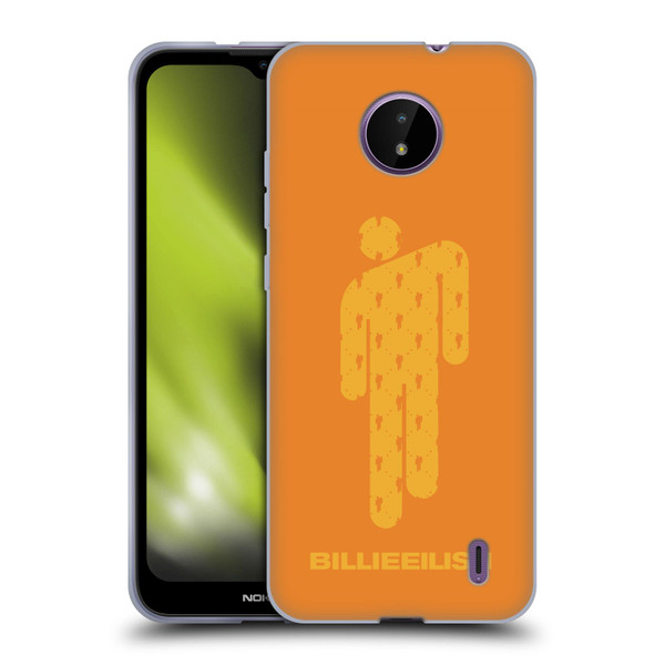 Billie Eilish Key Art Blohsh Orange Soft Gel Case for Nokia C10 / C20