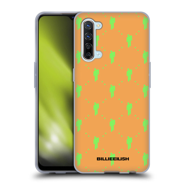 Billie Eilish Key Art Blohsh Pattern Soft Gel Case for OPPO Find X2 Lite 5G