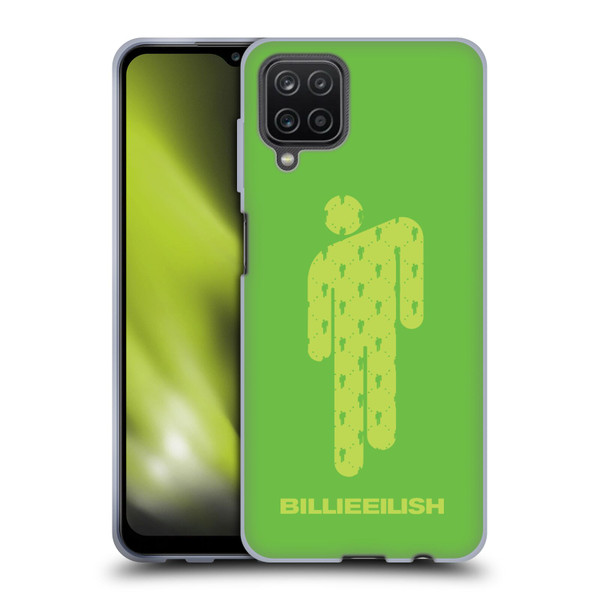 Billie Eilish Key Art Blohsh Green Soft Gel Case for Samsung Galaxy A12 (2020)