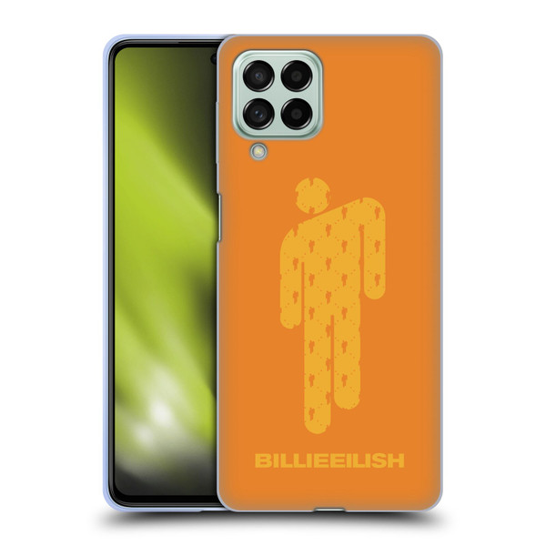 Billie Eilish Key Art Blohsh Orange Soft Gel Case for Samsung Galaxy M53 (2022)