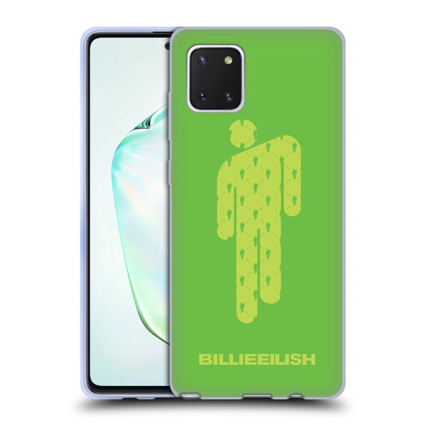 Billie Eilish Key Art Blohsh Green Soft Gel Case for Samsung Galaxy Note10 Lite