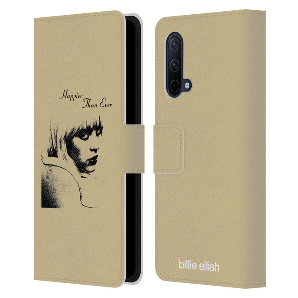 Billie Eilish Happier Than Ever Album Image Leather Book Wallet Case Cover For OnePlus Nord CE 5G