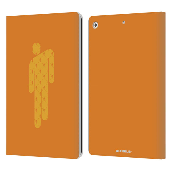 Billie Eilish Key Art Blohsh Orange Leather Book Wallet Case Cover For Apple iPad 10.2 2019/2020/2021