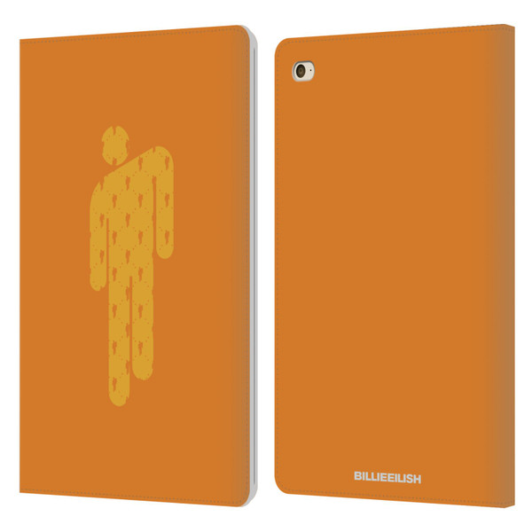 Billie Eilish Key Art Blohsh Orange Leather Book Wallet Case Cover For Apple iPad mini 4