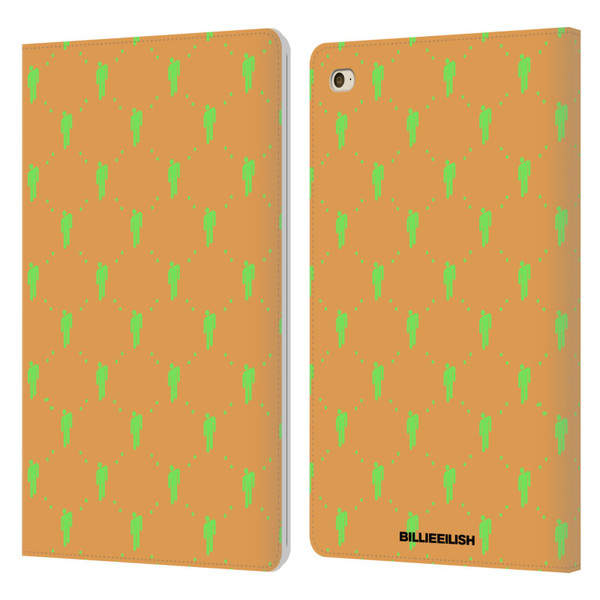 Billie Eilish Key Art Blohsh Pattern Leather Book Wallet Case Cover For Apple iPad mini 4