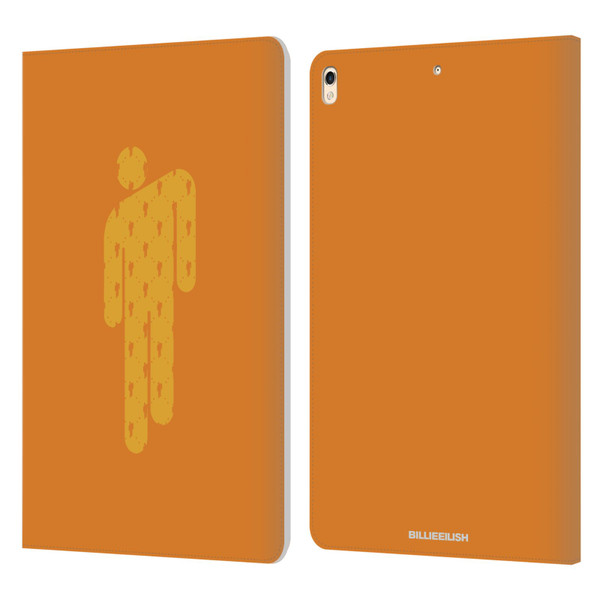 Billie Eilish Key Art Blohsh Orange Leather Book Wallet Case Cover For Apple iPad Pro 10.5 (2017)