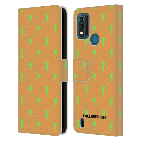 Billie Eilish Key Art Blohsh Pattern Leather Book Wallet Case Cover For Nokia G11 Plus