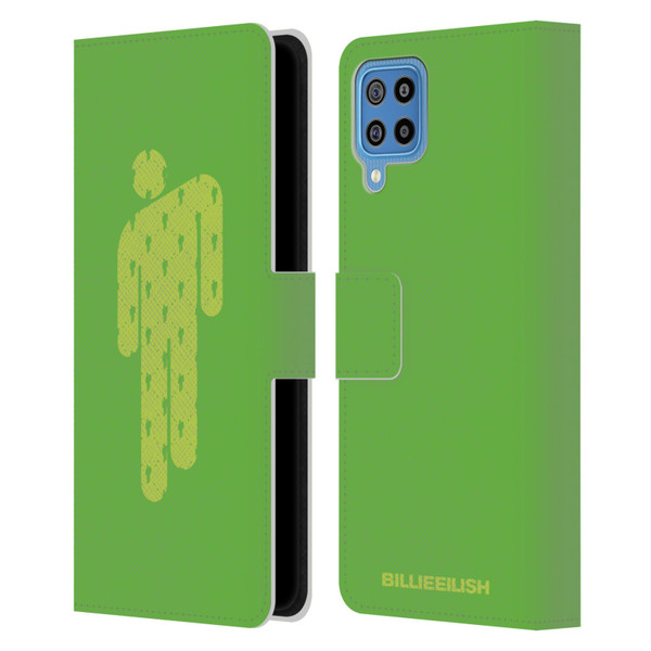 Billie Eilish Key Art Blohsh Green Leather Book Wallet Case Cover For Samsung Galaxy F22 (2021)