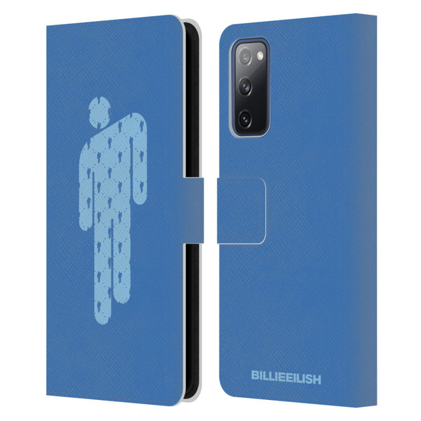 Billie Eilish Key Art Blohsh Blue Leather Book Wallet Case Cover For Samsung Galaxy S20 FE / 5G
