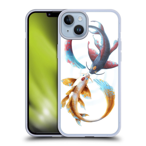Jonas "JoJoesArt" Jödicke Wildlife Eternal Bond Koi Soft Gel Case for Apple iPhone 14 Plus
