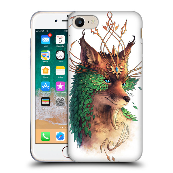 Jonas "JoJoesArt" Jödicke Wildlife Fox Coloured Soft Gel Case for Apple iPhone 7 / 8 / SE 2020 & 2022