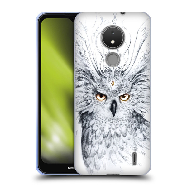 Jonas "JoJoesArt" Jödicke Wildlife Owl Soft Gel Case for Nokia C21