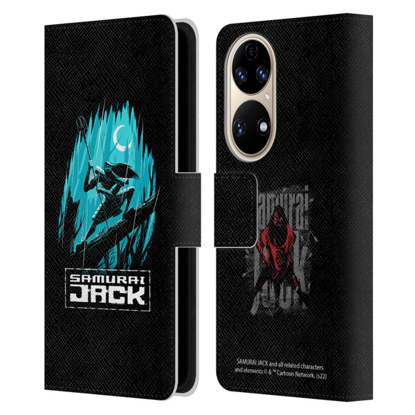 Samurai Jack Graphics Season 5 Poster Leather Book Wallet Case Cover For Huawei P50
