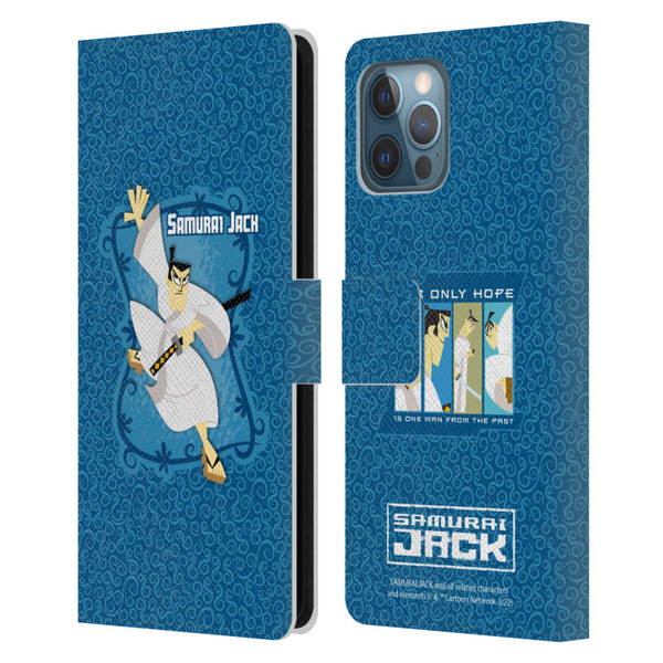Samurai Jack Graphics Character Art 1 Leather Book Wallet Case Cover For Apple iPhone 12 Pro Max