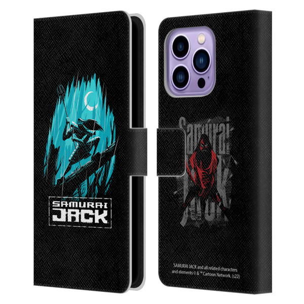 Samurai Jack Graphics Season 5 Poster Leather Book Wallet Case Cover For Apple iPhone 14 Pro Max