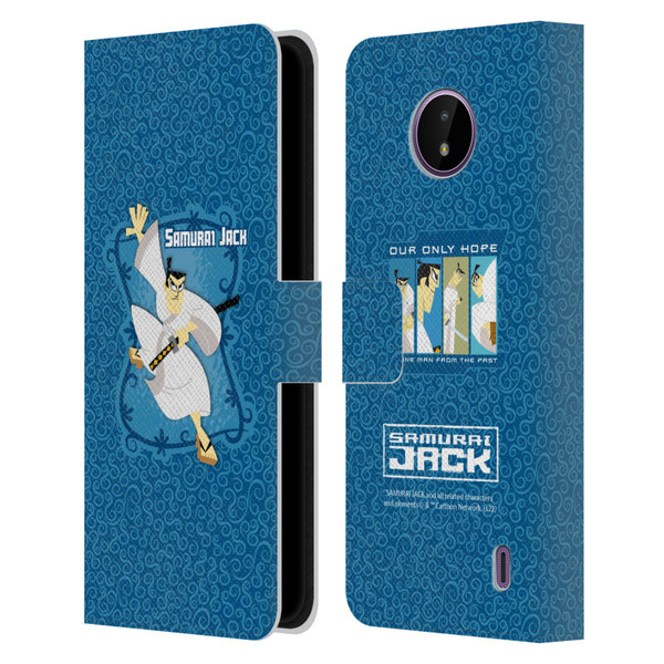 Samurai Jack Graphics Character Art 1 Leather Book Wallet Case Cover For Nokia C10 / C20